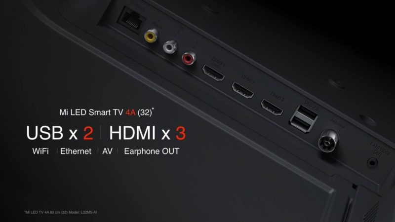 Xiaomi Mi TV 4A 32'inch & 43'inch vs Xiaomi MI TV 4 55'inch