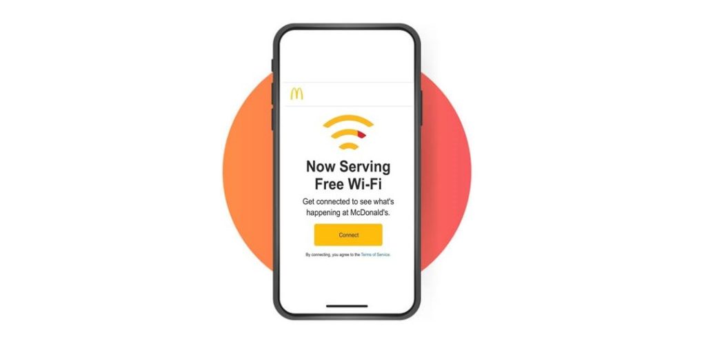 McDonald’s Free Wi-Fi connect